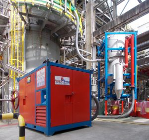 Rakannusa Vacuum & Cyclone for Changeout